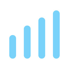 Minimalist Outline Signal Icon Vector