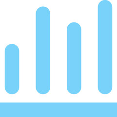 Fototapeta premium Minimalist Outline Data Advantage Icon Vector