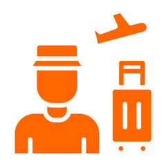 Vector Design Tourist Icon Style