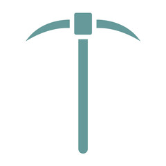 Vector Design Pickaxe Icon Style