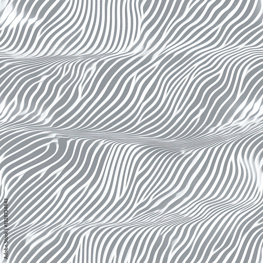 Aufkleber abstract ripple pattern interwoven thin wavy lines design perfect for modern backgrounds textures an