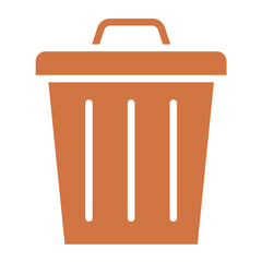 Vector Design Trash Can Icon Style