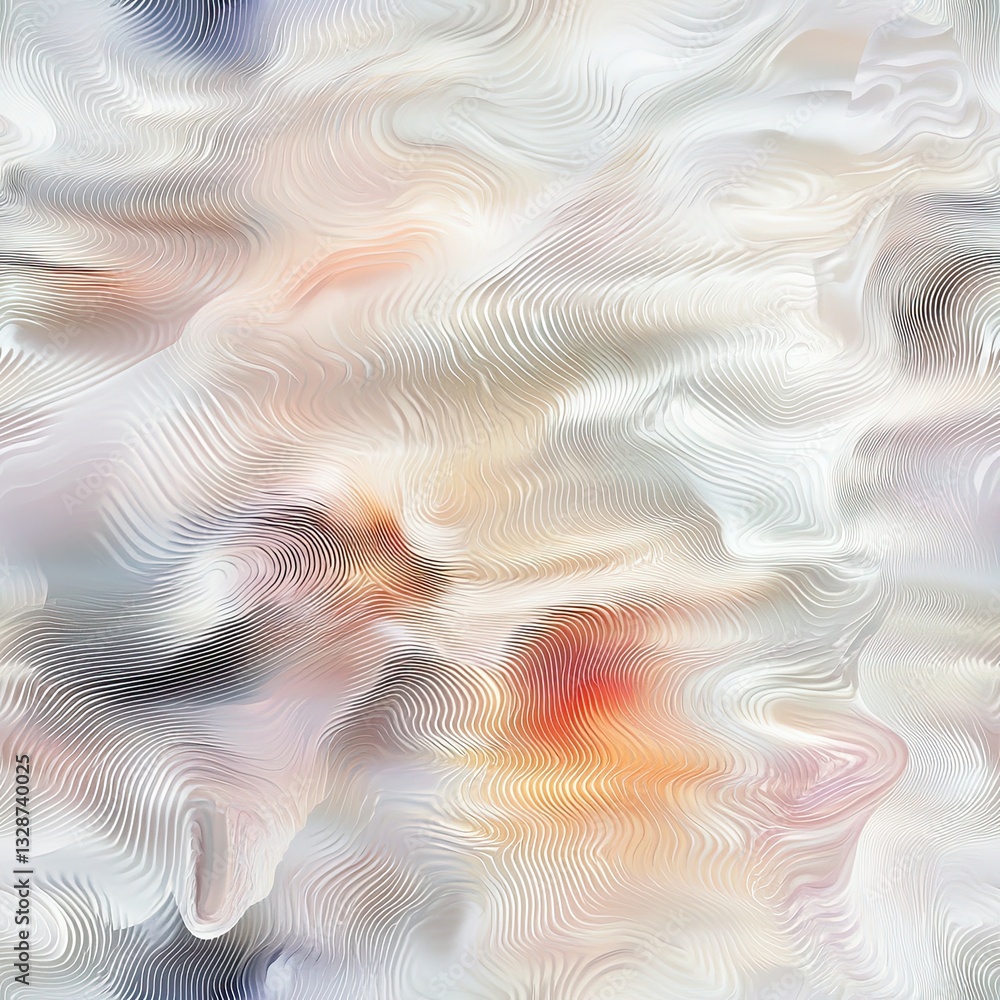 Poster dreamy blurred seamless pattern rippled textures in soft tones for design projects