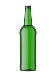 Beer bottle mockup