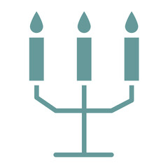 Vector Design Candlestick Icon Style