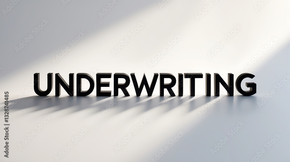 Aufkleber underwriting text with shadows casting on a light surface during daytime