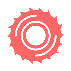 Vector Design Circular Saw Icon Style