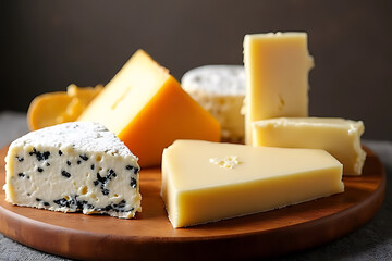 Cheese tasting event featuring artisan cheeses gourmet restaurant food photography indoor top view