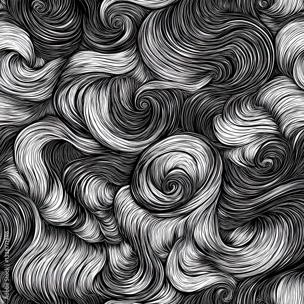 Poster abstract motion scribble pattern energetic dynamic design for branding and web