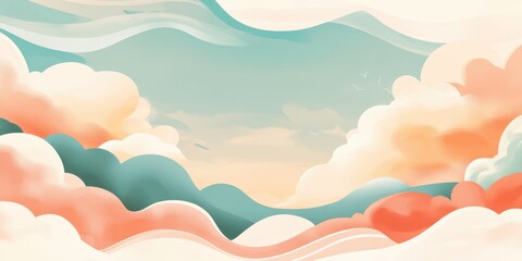 Majestic Clouds Banner
