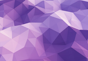 Fototapeta premium Abstract Purple Low Poly Background Geometric Design Digital Art Illustration