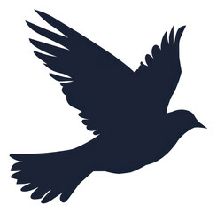 Obraz premium PNG A bird flying silhouette animal white.