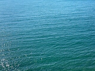 Blue water aqua sea ripples background