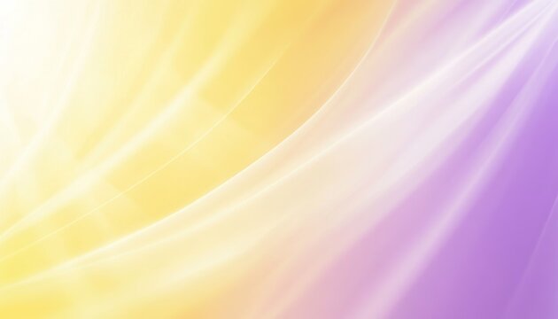 A bright yellow to soft lavender gradient background. Featuring vibrant yellows, soft lavenders, and touches of white