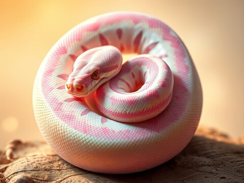 "Vibrant Pastel Ball Python