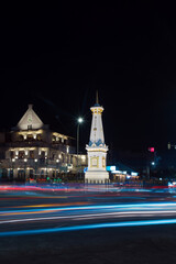 Fototapeta premium Tugu Yogyakarta or Yogyakarta monument at night