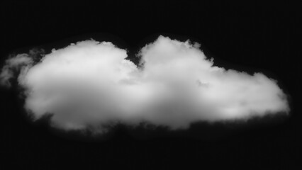 Close up clouds in sky at night background