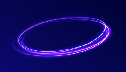 Surreal Neon Vortexes: A Spectacular Display of Rotating and Spinning Energy Hoops, Creating a Beautiful Abstract Dance of Color, Motion, and Technological Elegance in the Digital Void.