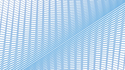 Aero Blue Zig zag line stripes pattern background for fabric style