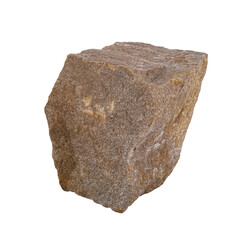 Brown quartzite. Metamorphic rock specimen.	