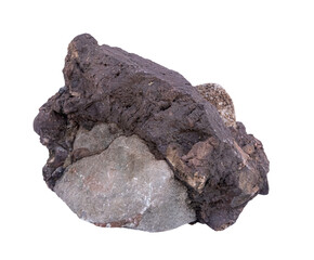 Conglomerate rock sample. Stone specimen. Sedimentary rock.	
