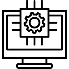 Technology line icon