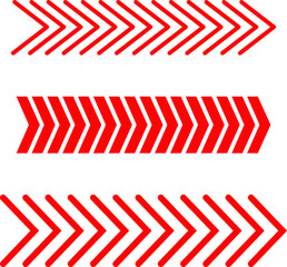 Arrow icon. Mega set of arrows. Sideways set. Design elements for your web, app, presentations, etc. Striped direction.