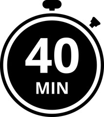 Cooking time and pot, oven, multicooker, microwave, stove, baking dish, saucepan and timer icon set. Cook for 1, 2, 5, 10, 15, 20, 25, 30, 40, 45, 50, 60 minutes icon.