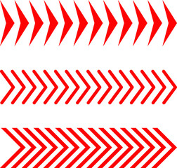 Arrow icon. Mega set of arrows. Sideways set. Design elements for your web, app, presentations, etc. Striped direction