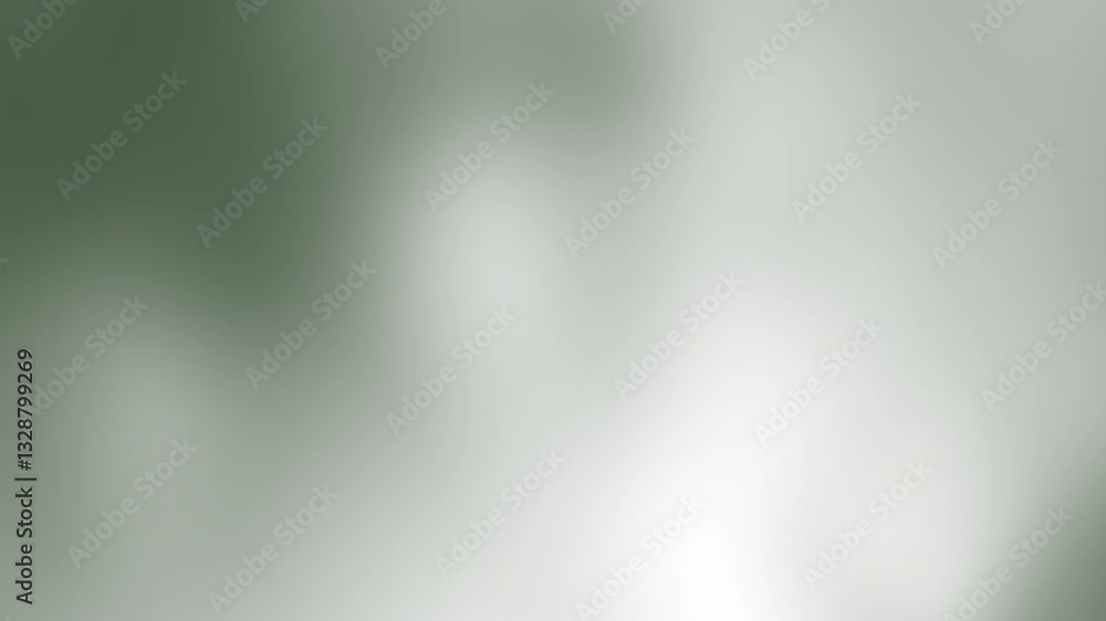 Poster a soft, blurred background, featuring subtle gradients of green and gray, creating an ethereal atmos