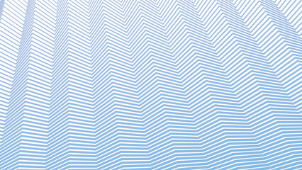 Aero Blue Zig zag line stripes pattern background for fabric style