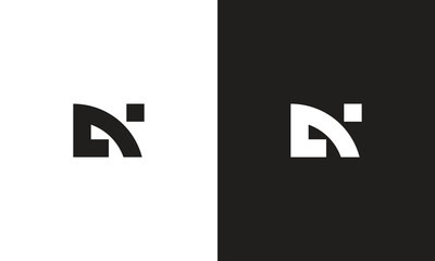 Simple letter LN monogram logo	