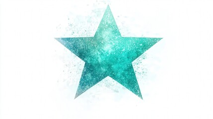 Obraz premium Watercolor star