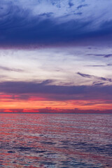 Sunset Baltic sea