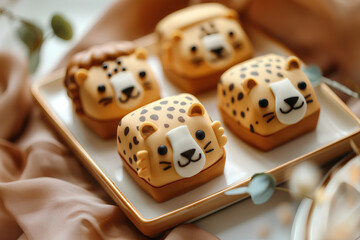 美味しそうなチータの形をしたお菓子