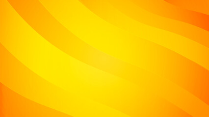Bright orange-yellow gradient abstract fluid wave background with halftone, modern dynamic wallpaper. 