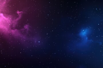 Vibrant cosmic scene blending deep blues and purples, evoking my