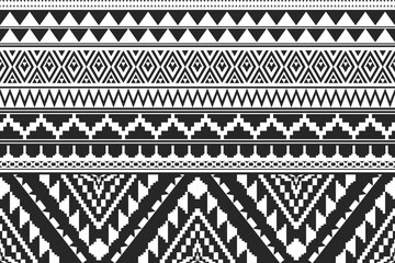 Ethnic geometric pattern, seamless pattern of the Navajo tribe. Native American ethnic. Seamless vector pattern ethnic, seamless Mexican rug, woven carpet. Folk embroidery, Bohemian, Aztec style.