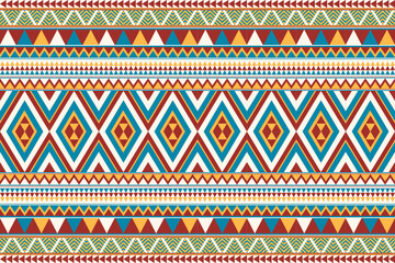 Ethnic geometric pattern, seamless pattern of the Navajo tribe. Native American ethnic. Seamless vector pattern ethnic, seamless Mexican rug, woven carpet. Folk embroidery, Bohemian, Aztec style.