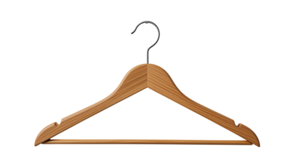 wooden coat hanger PNG Image