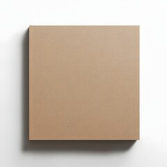 Fototapeta premium Light Brown on Crisp White Background