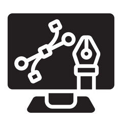graphic design glyph icon