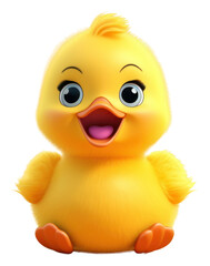 PNG Cute baby duck background cartoon toy anthropomorphic.
