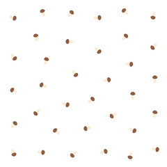 a pattern of small brown and white dots