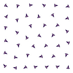 a pattern of purple triangles on a white background