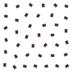 a bunch of small black and white squares