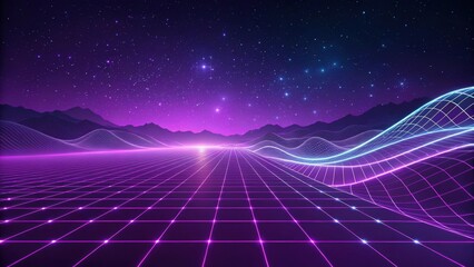 Micro dramatic background Dramatic holographic background featuring quantum code and a purple digital stream for cinematic visuals. Abstract science cinematic.