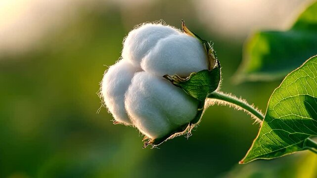Cotton boll close-up