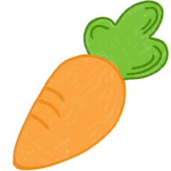 cute orange carrot clipart image, clip art for decoration