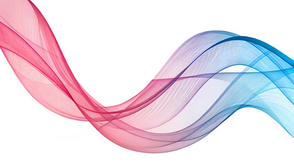 png Flowing Curves: A graceful dance of color wave unfolds, featuring intertwined ribbons of vibrant red and cool blue in a mesmerizing display of fluidity and artistic expression.